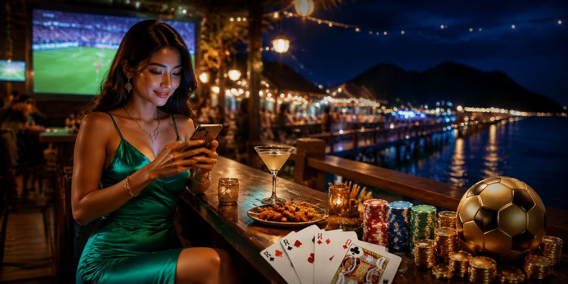 Permainan rummy Sabah dalam suasana kasino moden permata123